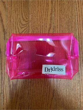 Dr idriss Transparent Hot Pink Pouch